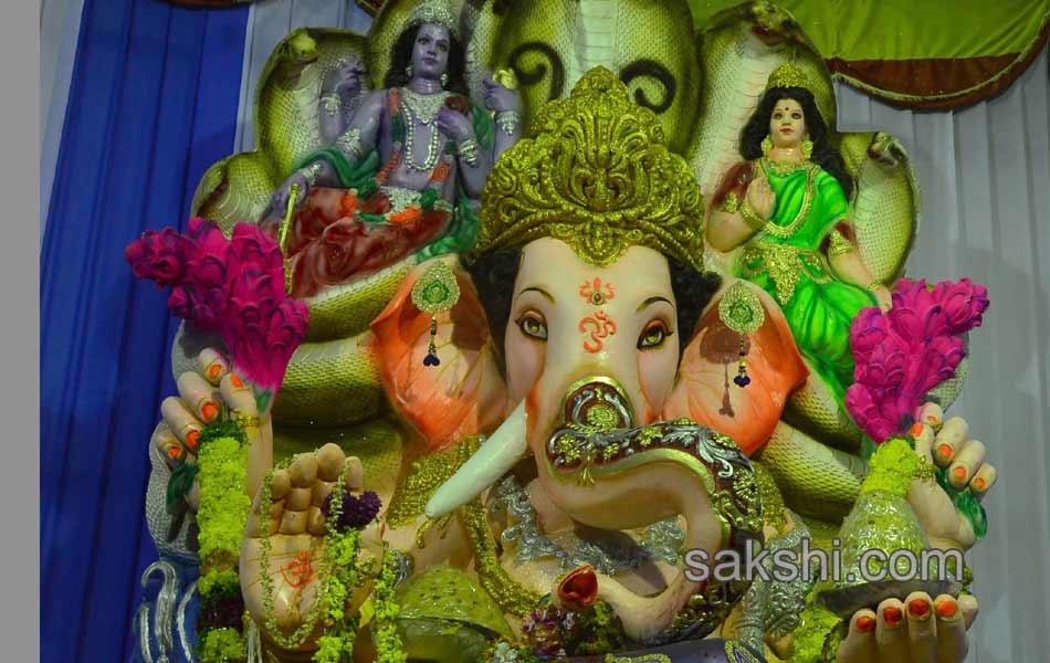 ganesh chaturthi celebrations in khammam district onThird day6