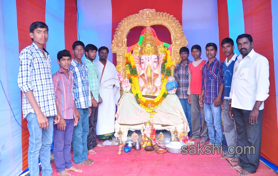 ganesh chaturthi celebrations in Ranga Reddy district onThird day12