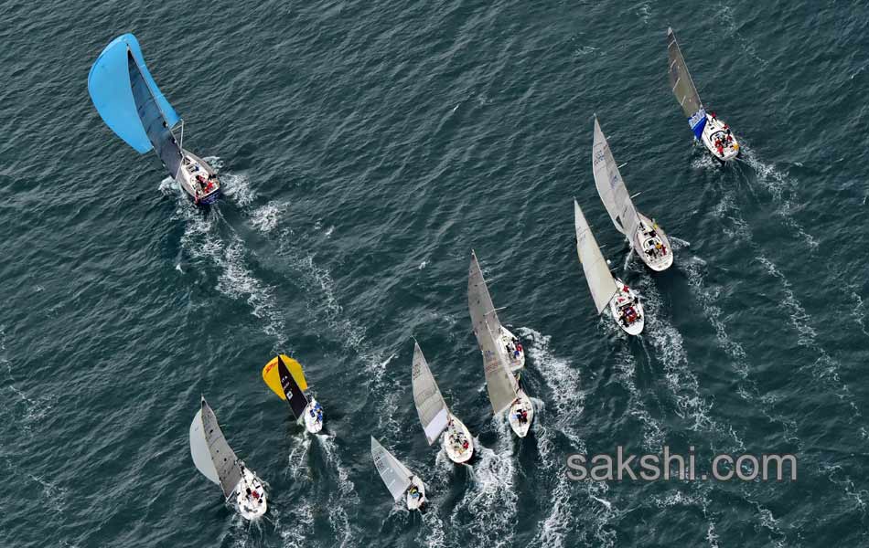 Boats sail during the 47th Barcolana regatta in the Gulf of Trieste - Sakshi5