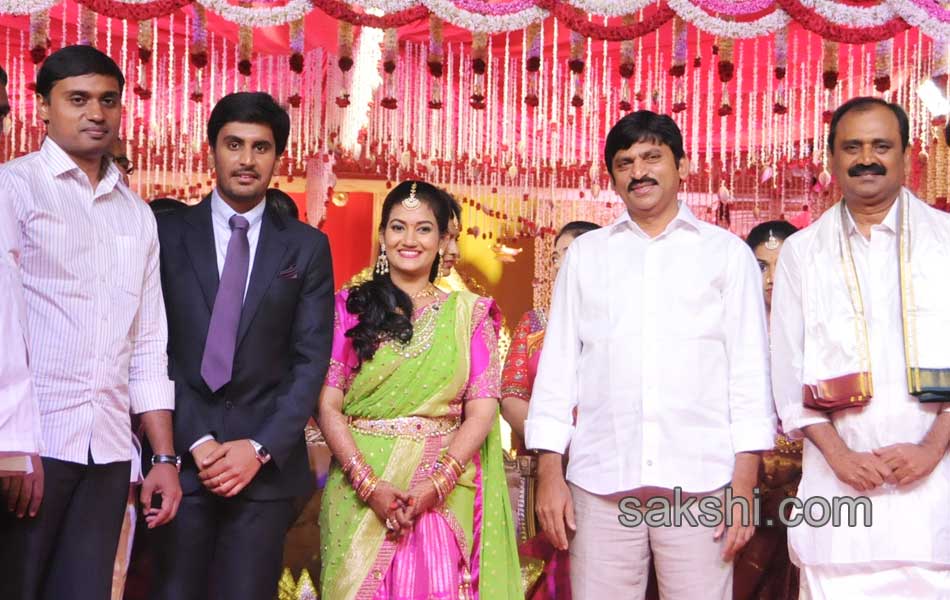 Bhumana Karunakar Reddy Son Abhinay Reddy Wedding Reception23