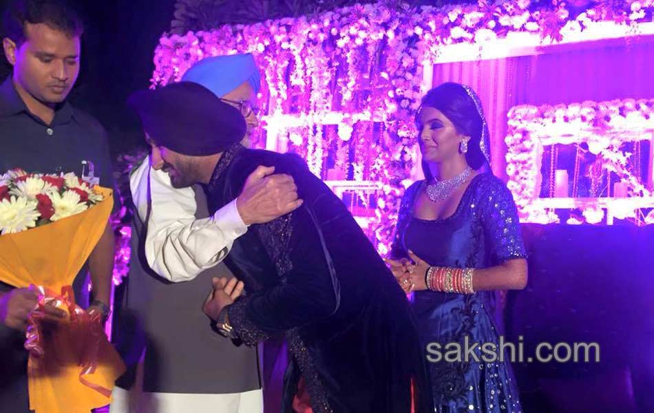 Harbhajan Singh wedding reception6