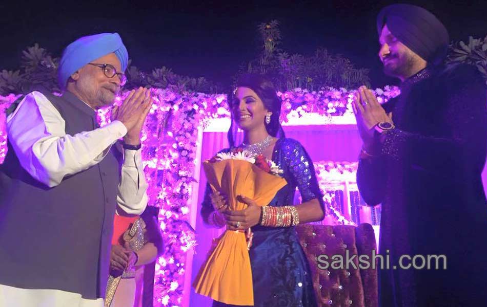 Harbhajan Singh wedding reception16