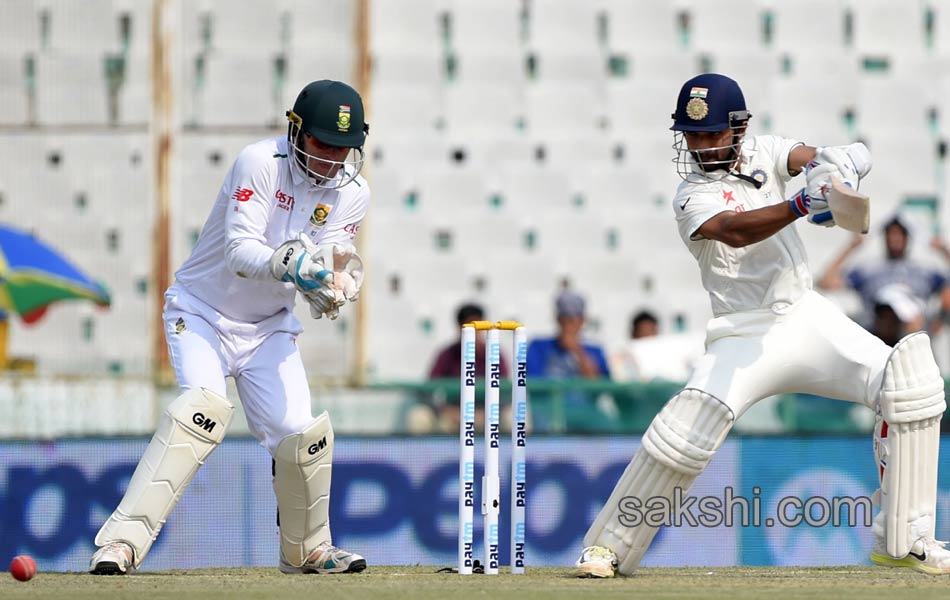 first Test match between India and South Africa at The Punjab Cricket14