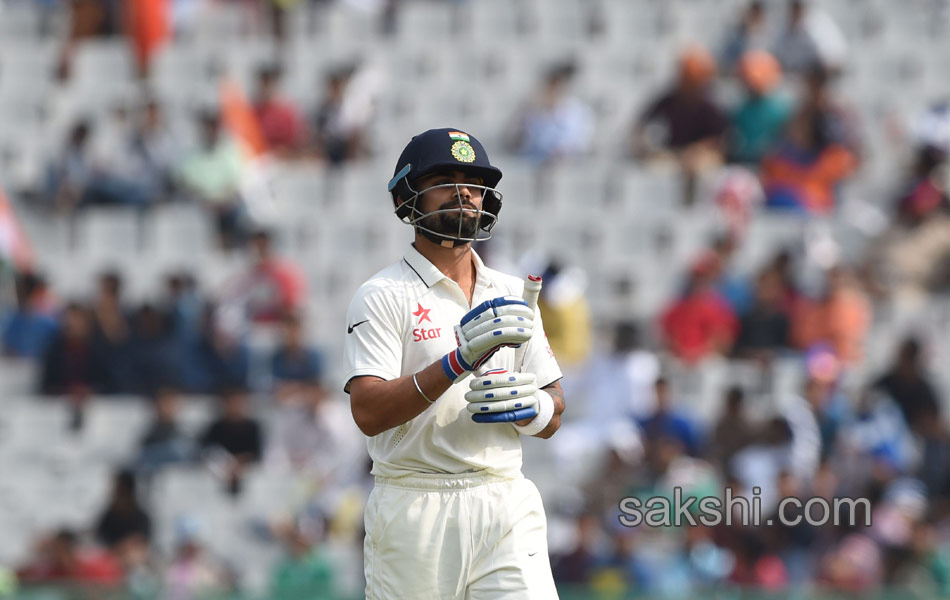 first Test match between India and South Africa at The Punjab Cricket15