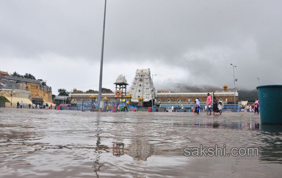 tirumala havy rain1