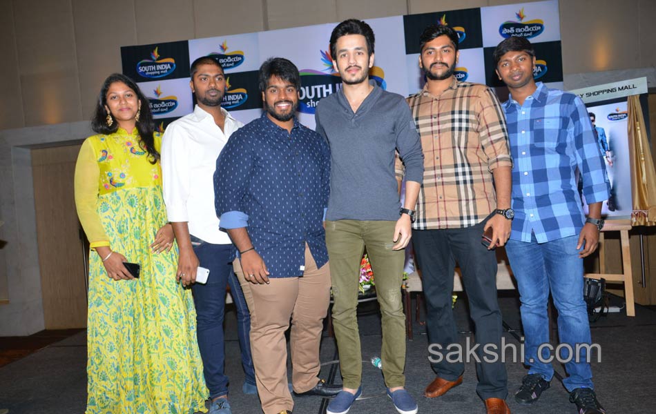 Akhil as South India Shopping Mall Brand Ambassador2