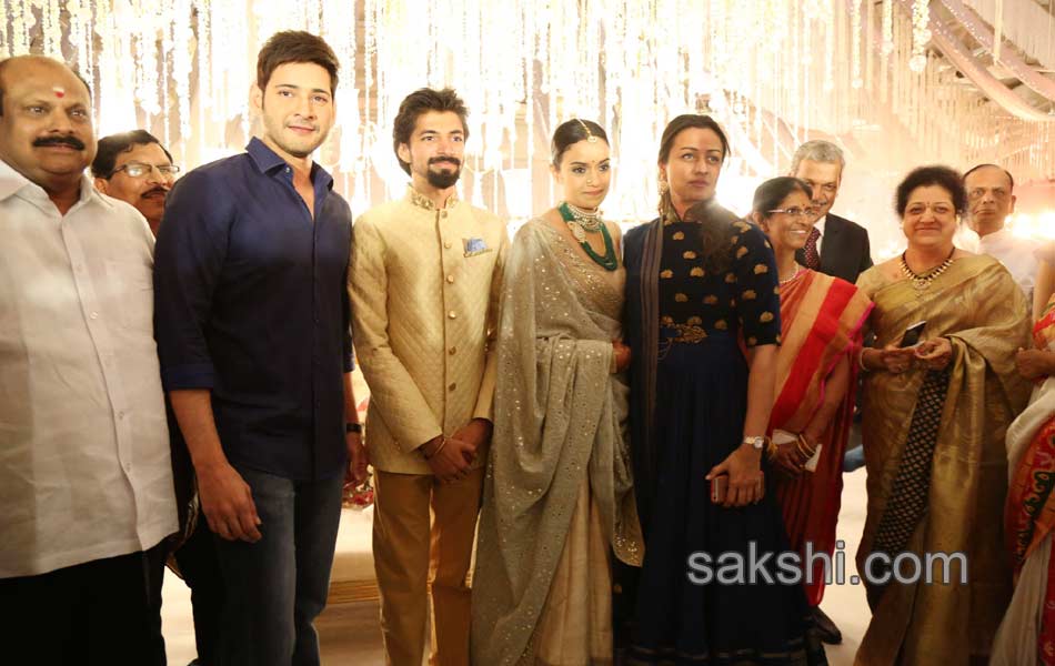 Film producer Aswini Dutts daughter Wedding Reception - Sakshi16