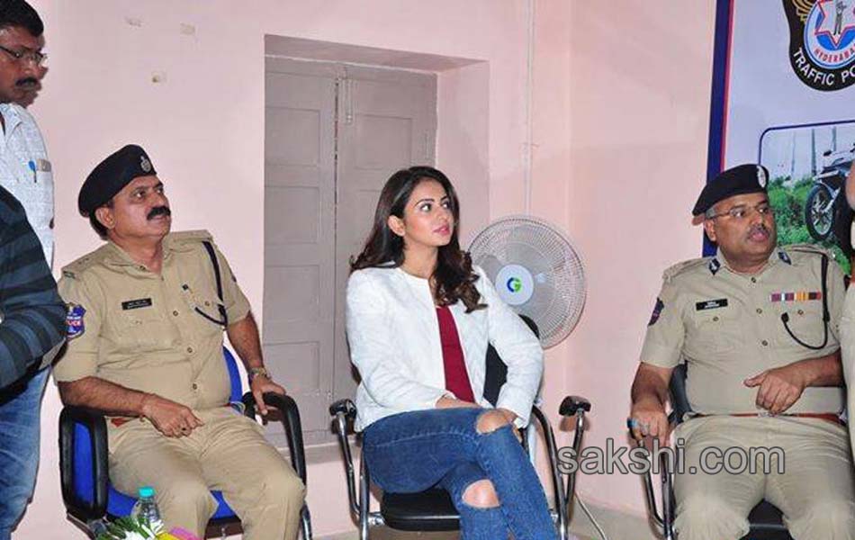 Rakul Preet Singh at Traffic Training Institute7