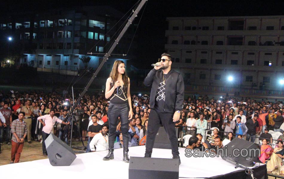 Rapper BADSHAH at st Marys Group of College - Sakshi5