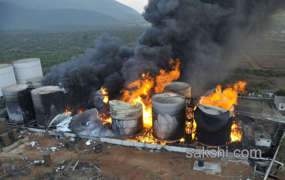 Fire breaks out at Visakhapatnam bio diesel plant fire22