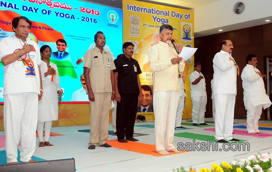 international yoga day celebrated in telugu states10