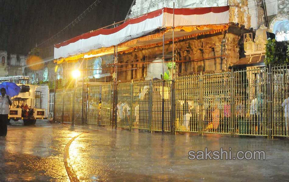 tirumala hevy rain12