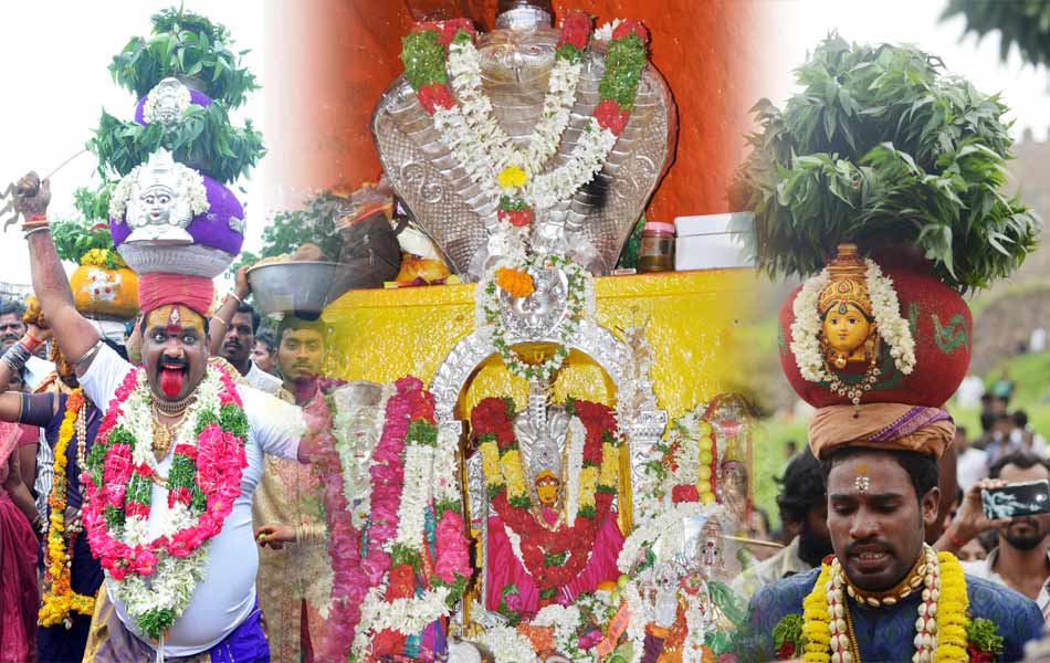 SriJagdambika Ammavari Bonalu celebrations in Golconda Fort34