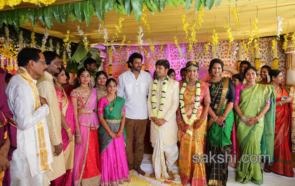 Prabhu Thej Varsha Weddig photos1