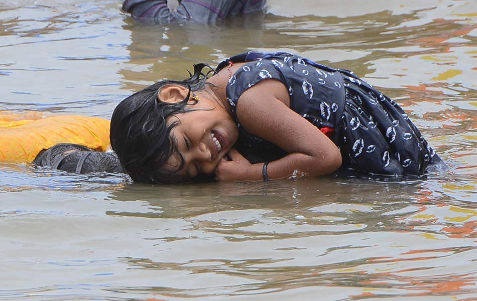 Children happy moments in Puskara ghats9