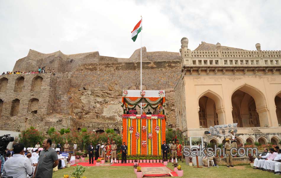 Telangana CM KCR Independence Day Golkonda - Sakshi22