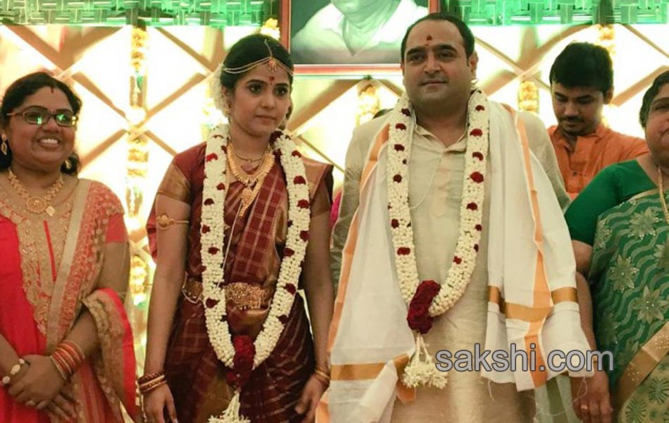 Director Vikram Kumar Marries Srinidhi in Chennai1