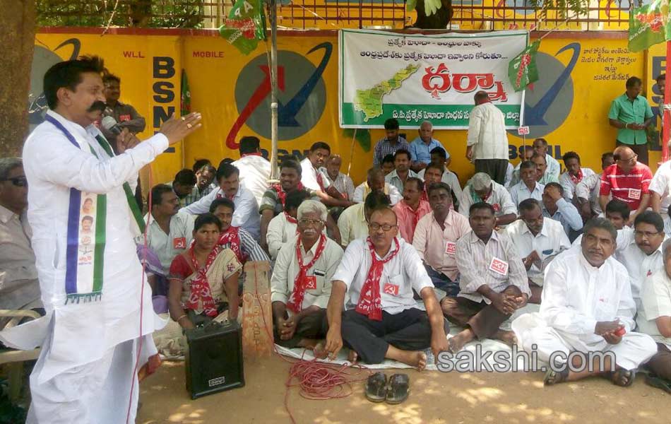 protests for special status to andhra pradesh state - Sakshi2