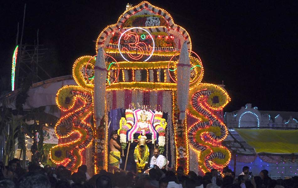 electrical lighting in vinayaka temple - Sakshi4