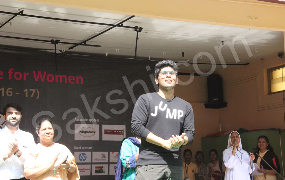 Allu Sirish at St francis Fest8