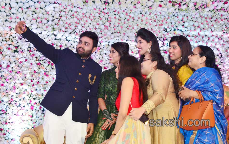 ministers talasani daughters wedding reception held1