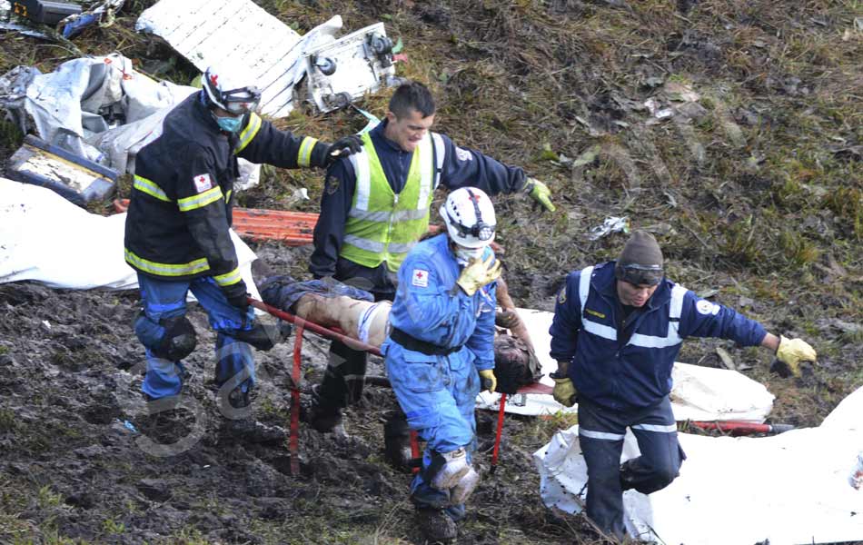 Colombia plane crash 71 dead on Brazil soccer teams charter flight22