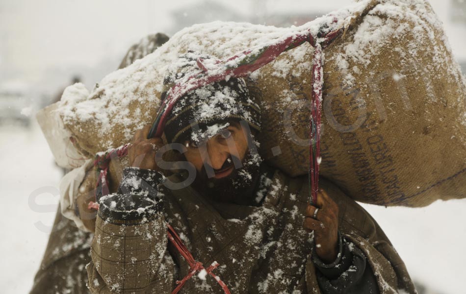 snowfall at North India attracts tourists13