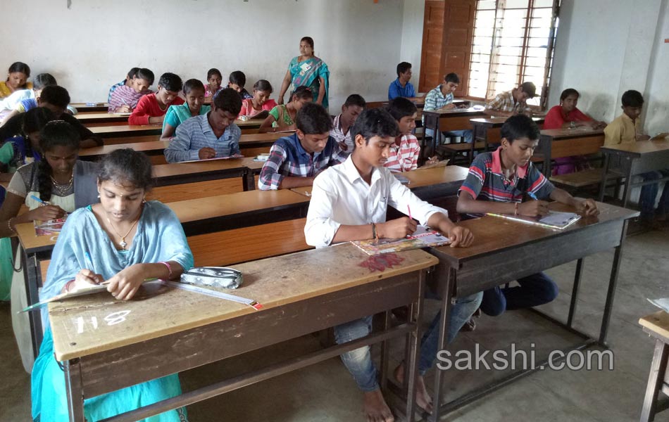 Starting  tenth class exams - Sakshi3