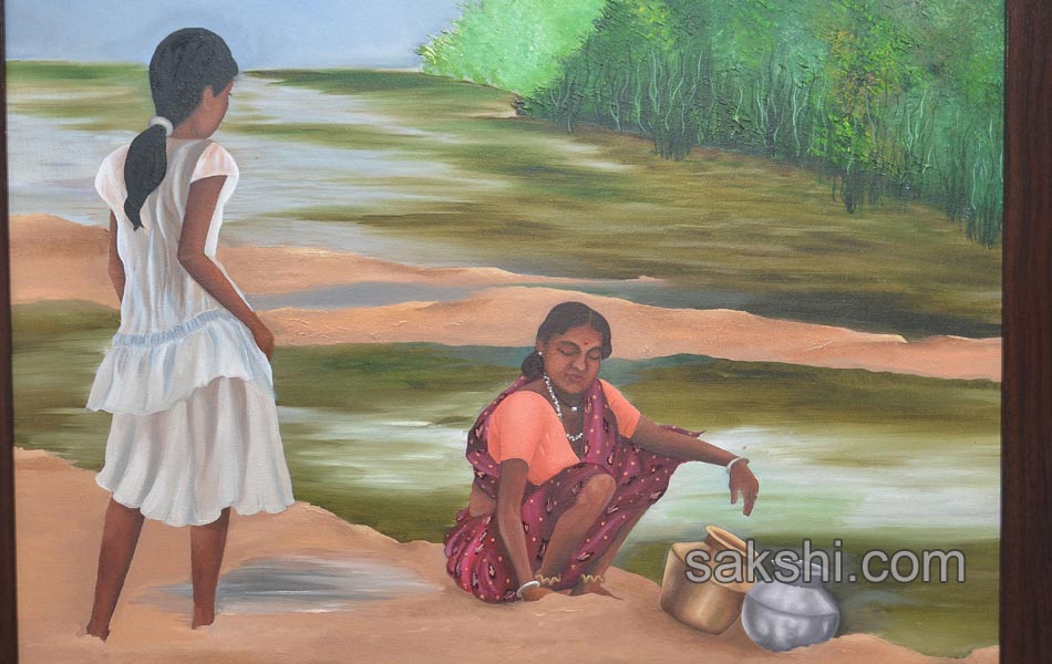 show the paints in Icon Art Gallery - Sakshi13