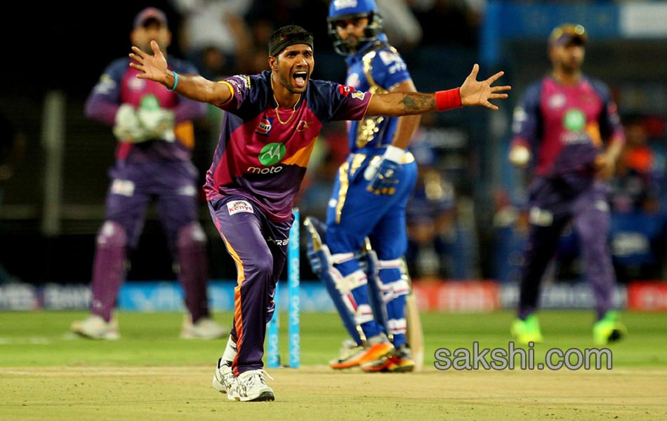 rising pune supergiants win against mumbai indians20