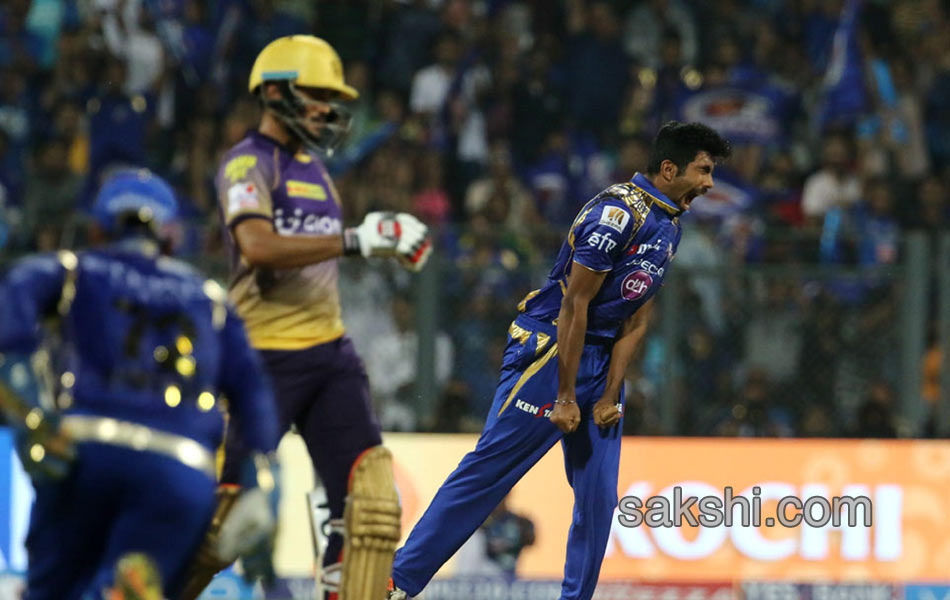 mumbai indians won with kolkata knight riders2