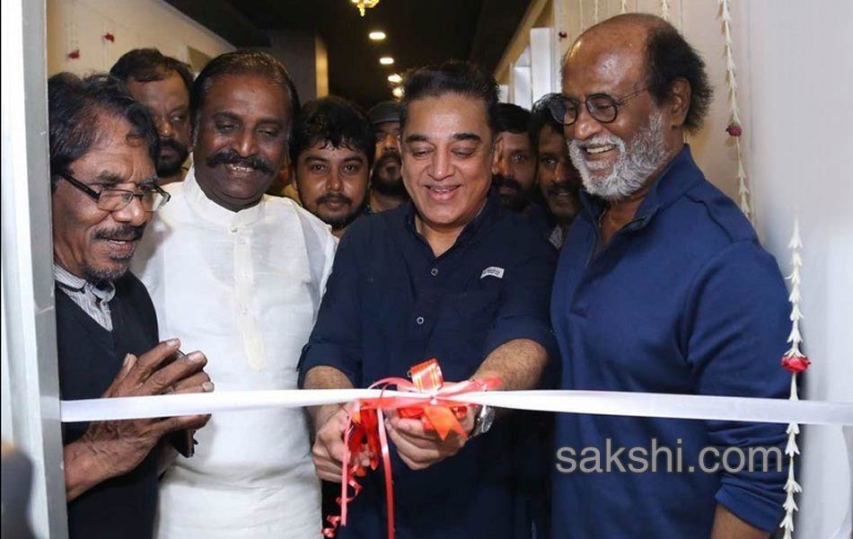 Rajinikanth and Kamal Haasan launch Bharathiraja film institute8