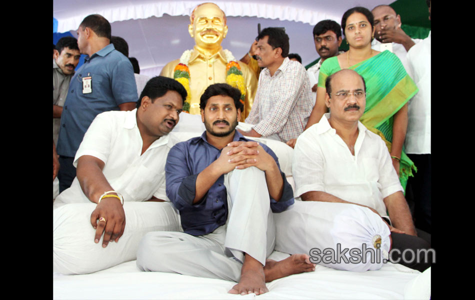 YS Jagan Mohan Reddy Rythu Deeksha Second Day - Sakshi17