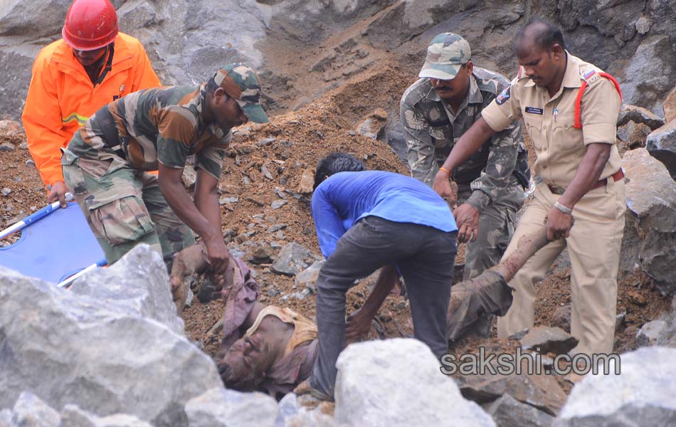 blasting in quarry - Sakshi1