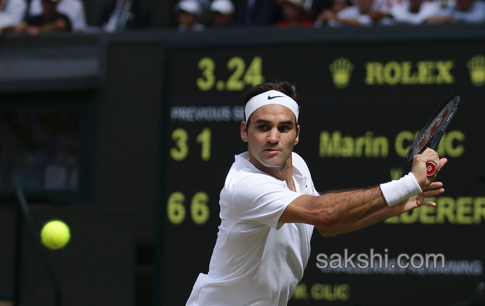 Wimbledon win by Roger Federer16