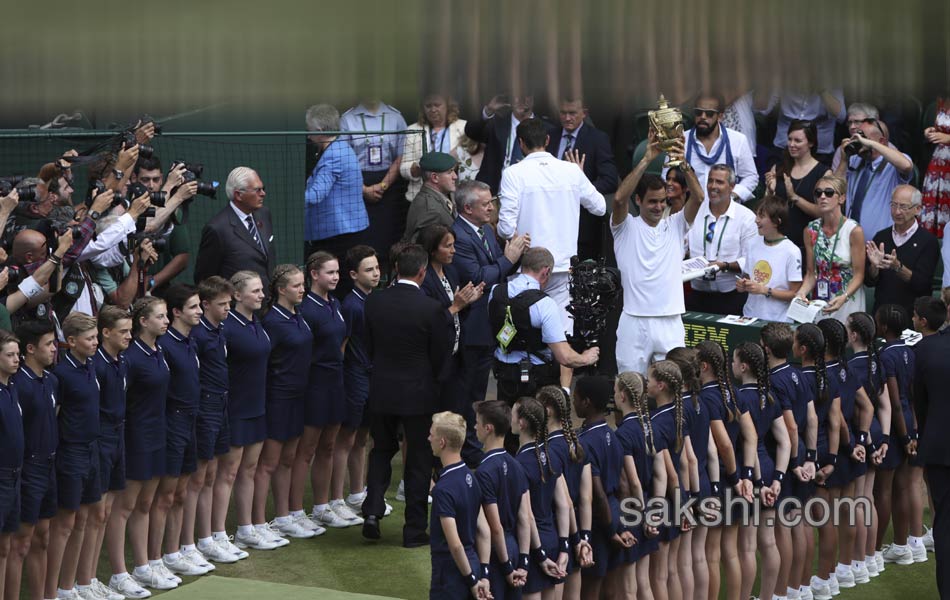 Wimbledon win by Roger Federer19