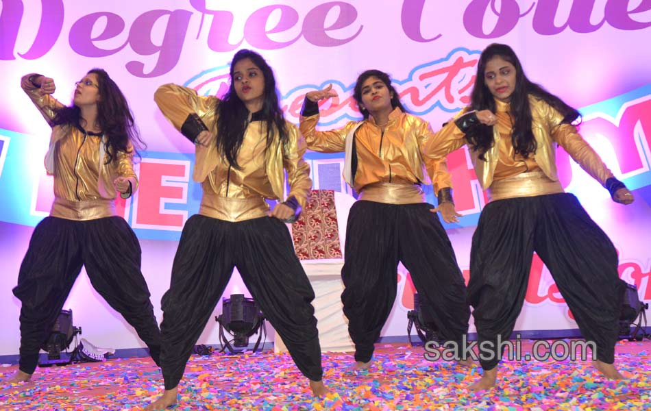 villa meri college Freshers day1