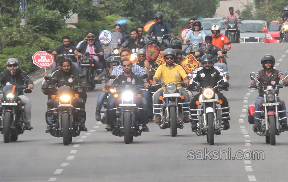 Say no to drugs bikers rally organised in Hyderabad8