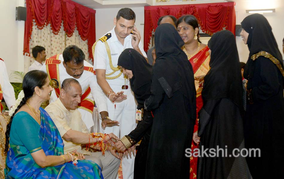 Rakhi celebrations in Rajbhavan2