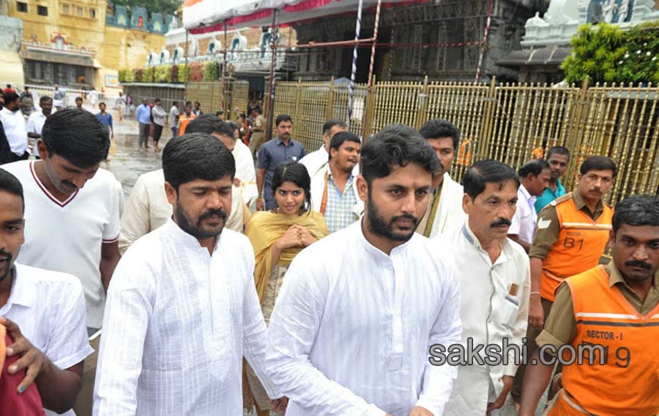 LIE Movie Team in Tirumala2