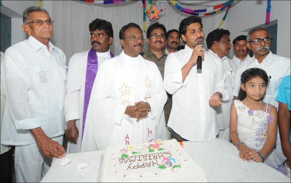 Jagan Mohan Reddy  Christmas celebrations2