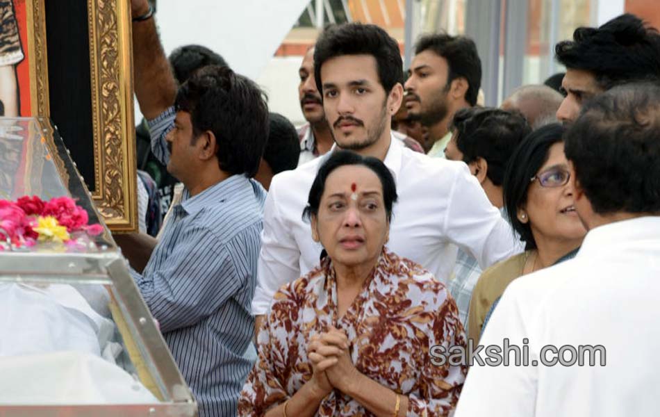 cinima and political celebrities condolence to akkineni family49