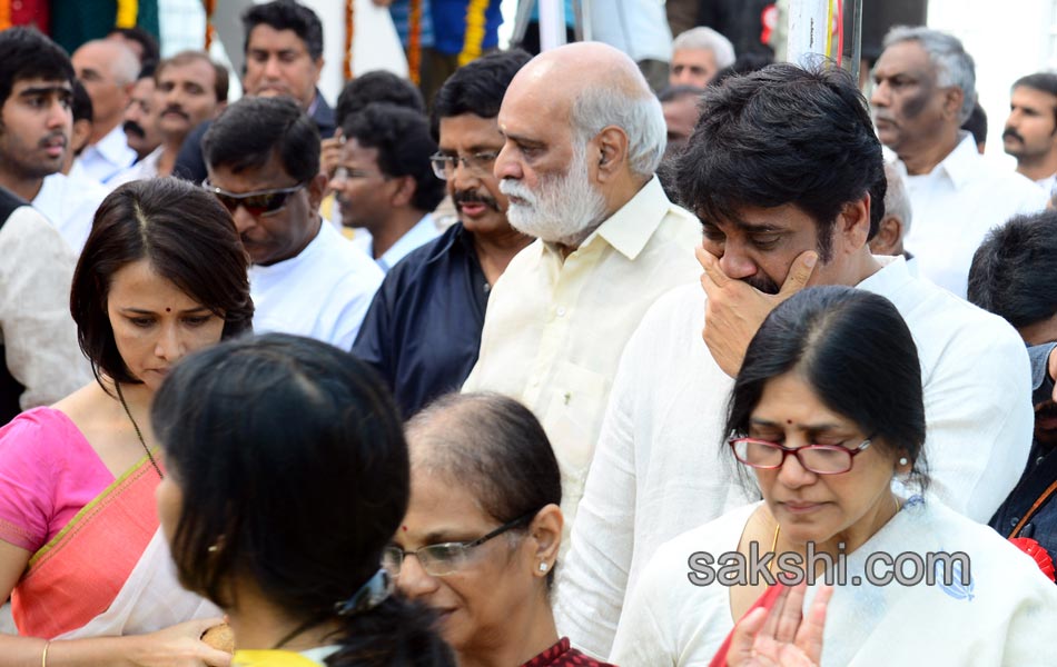 akkineni nageswara rao funerals in annapurna studios2