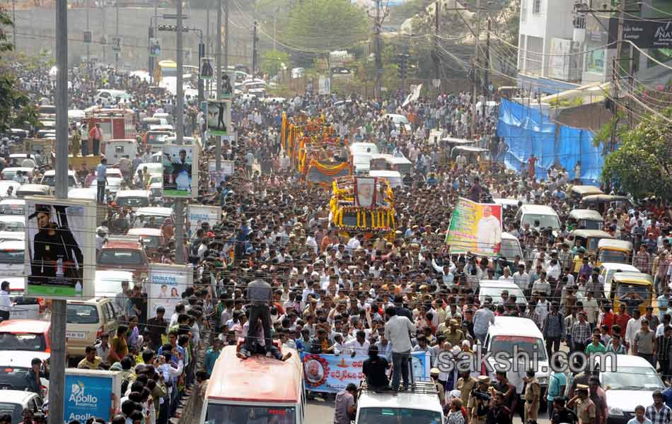 akkineni nageswara rao funerals in annapurna studios32