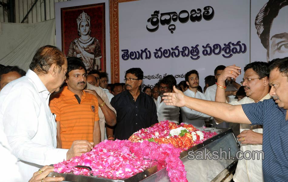 akkineni nageswara rao funerals in annapurna studios57