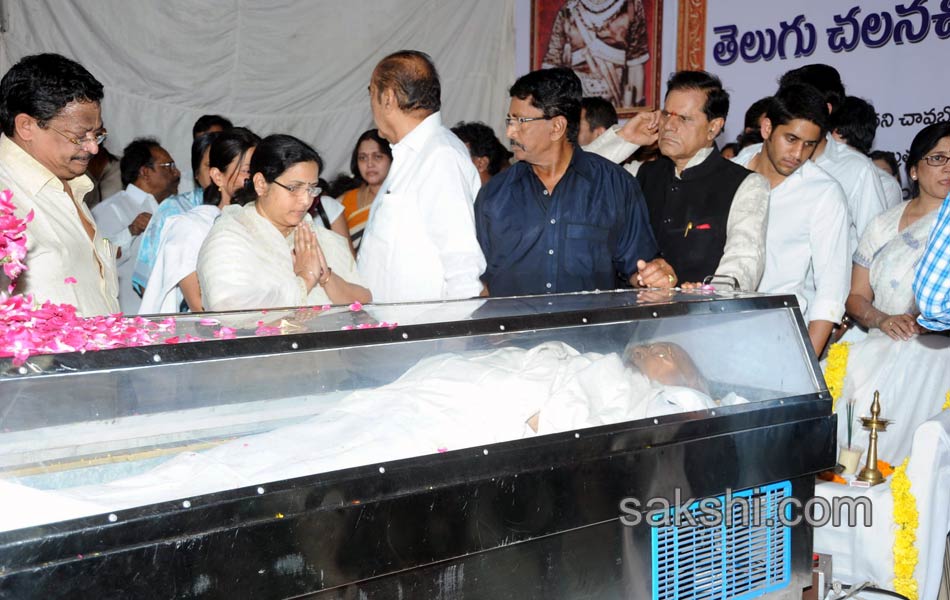 akkineni nageswara rao funerals in annapurna studios59