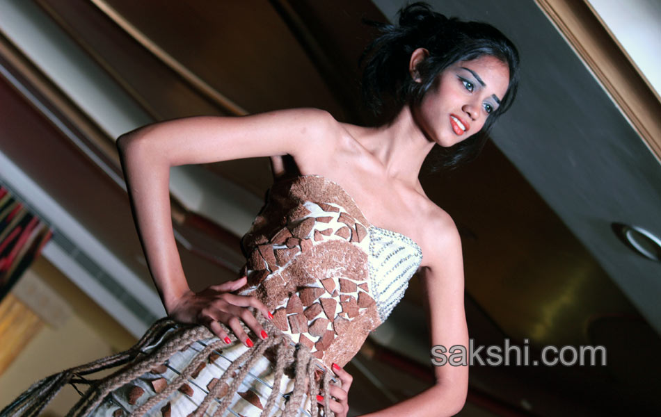 Fashion Show Designer Using Waste Material - Sakshi3