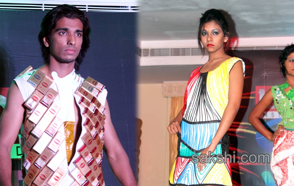 Fashion Show Designer Using Waste Material - Sakshi4