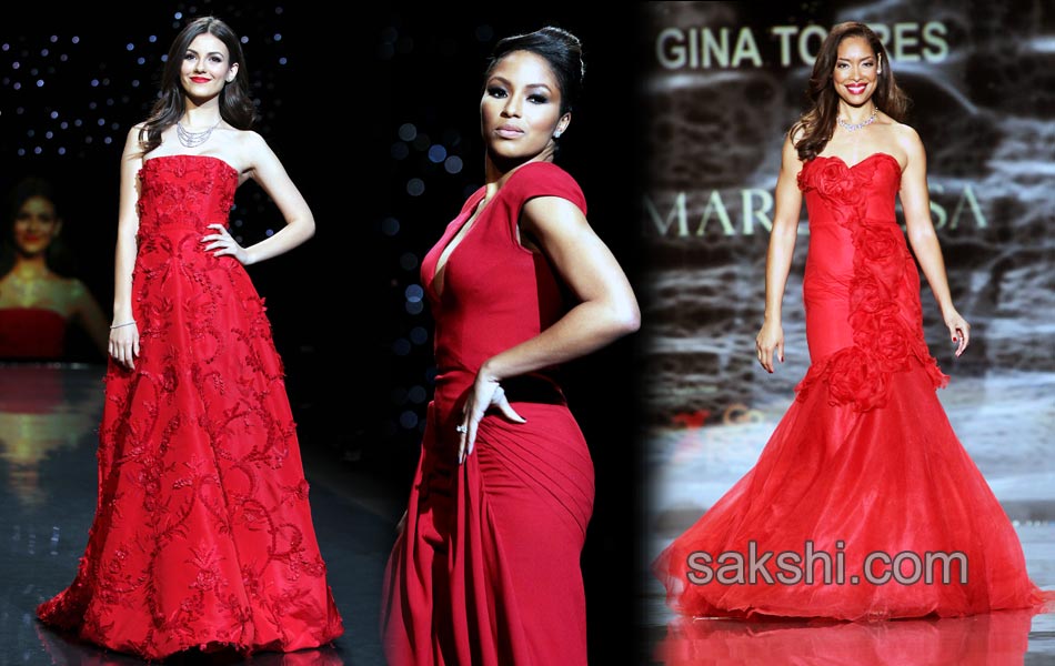 go red for women fashion show in newyork - Sakshi4