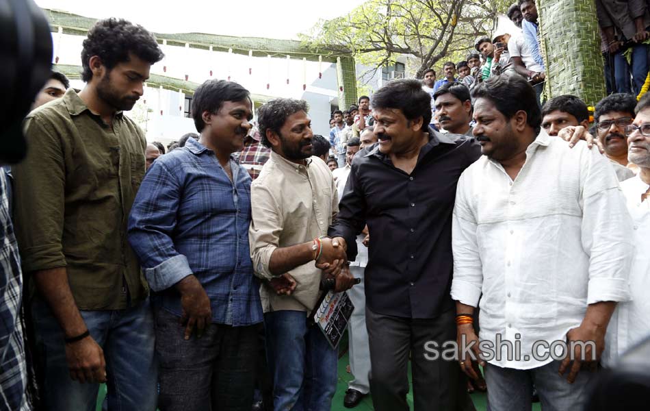 Pawan Kalyan And Chiranjeevi at Varun teja Movie Launch - Sakshi24